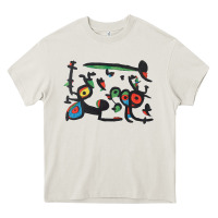 Cream Contemporary Miro Heavy Core Tee - artisFamous