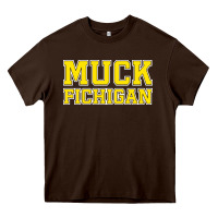 Chocolate Brown muck fichigan Heavy Core Tee - artisFamous