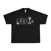 Black Happy Easter Y'all Urban Heavy Tee - CowhideDigitalArt