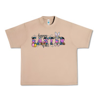 Burro Happy Easter Y'all Urban Heavy Tee - CowhideDigitalArt