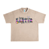 French Oak Happy Easter Y'all Urban Heavy Tee - CowhideDigitalArt