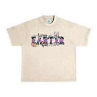 Sandshell Happy Easter Y'all Urban Heavy Tee - CowhideDigitalArt