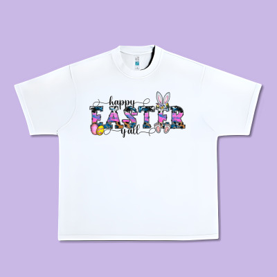 Happy Easter Y'all Urban Heavy Tee Designed By Cowhidedigitalart