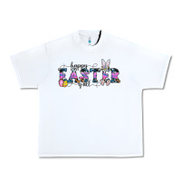 White Happy Easter Y'all Urban Heavy Tee - CowhideDigitalArt