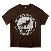 Chocolate Brown fantastic mr fox wolf canis mountain Heavy Core Tee - artisFamous