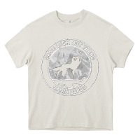 Cream fantastic mr fox wolf canis mountain Heavy Core Tee - artisFamous