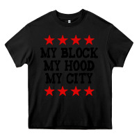 Black my block my hood my city Heavy Core Tee - artisFamous