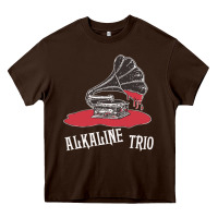 Chocolate Brown alkaline trio Heavy Core Tee - artisFamous