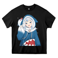Black Smile Beautiful Gawr Gura Heavy Core Tee - artisFamous