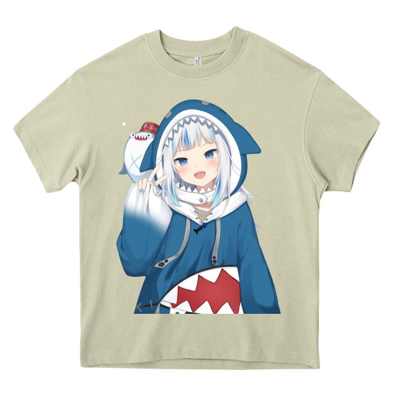 Smile Beautiful Gawr Gura Heavy Core Tee by artisFamous | Teevron
