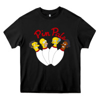 Black pin pals The Simpsons Heavy Core Tee - artisFamous