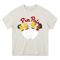 Cream pin pals The Simpsons Heavy Core Tee - artisFamous