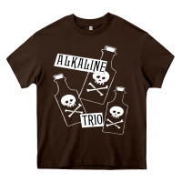 Chocolate Brown alkaline trio Heavy Core Tee - artisFamous