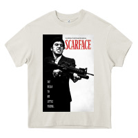 Cream scarfaces Heavy Core Tee - artisFamous