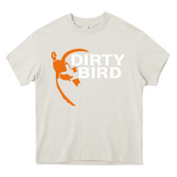 Cream dirty bird Heavy Core Tee - artisFamous