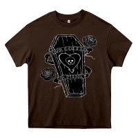 Chocolate Brown alkaline trio Heavy Core Tee - artisFamous
