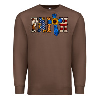 Chestnut American Flag Faith Premium Sweatshirt - Jasminsmagicworld