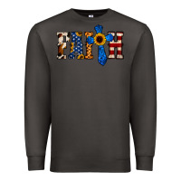 Smoke American Flag Faith Premium Sweatshirt - Jasminsmagicworld