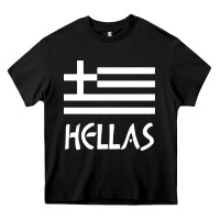 Black greece hellas Heavy Core Tee - artisFamous