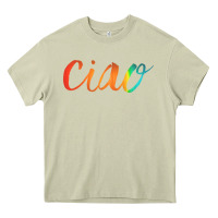 Mossy ciao italian saying Heavy Core Tee - artisFamous
