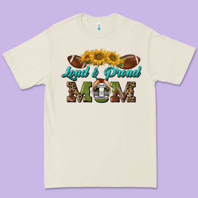 Loud And Proud Mom Premium Tee Designed By Bundleandbundleshop