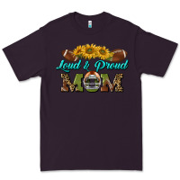 Plum loud and proud mom Premium Tee - BundleAndBundleShop
