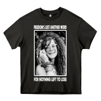 Asphalt vintage janis arts joplin Heavy Core Tee - artisFamous