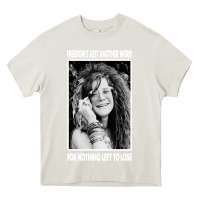 Cream vintage janis arts joplin Heavy Core Tee - artisFamous