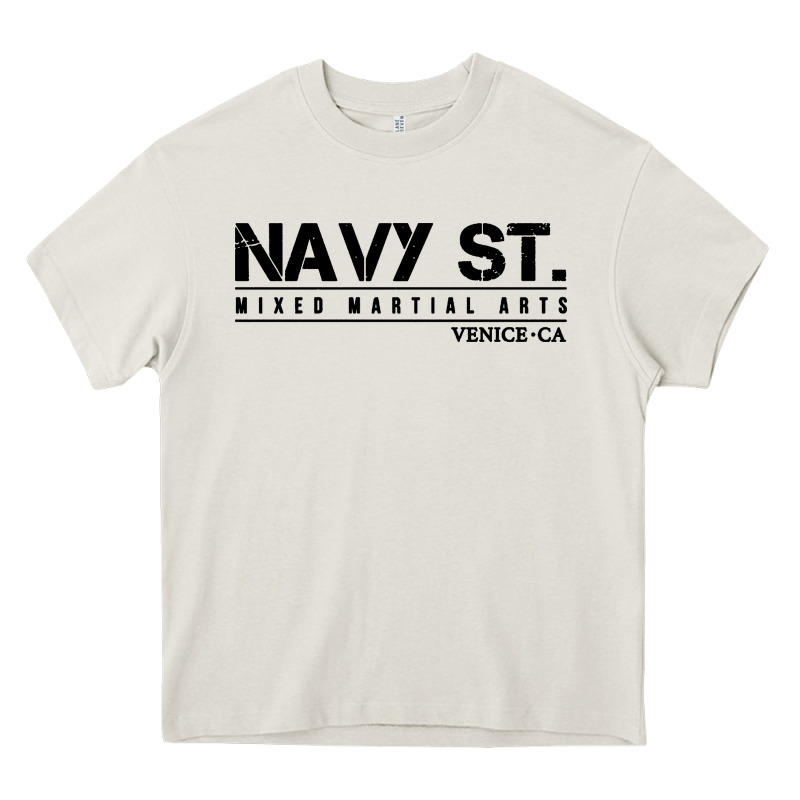 Navy Street Kingdom Mma Mixed Martial Arts Heavy Core Tee by artisFamous | Teevron