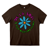 Chocolate Brown de la soul Heavy Core Tee - artisFamous