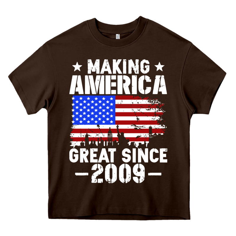 Vintage Making America Great Since 2009 Heavy Core Tee by artisFamous | Teevron