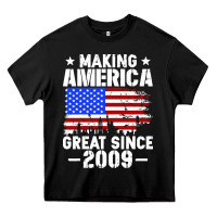 Black vintage making america great since 2009 Heavy Core Tee - artisFamous