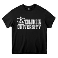 Black columbia university Heavy Core Tee - artisFamous