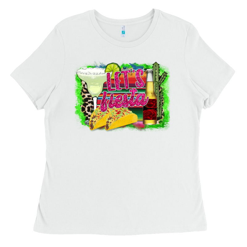 Lets Fiesta Ladies Tee by CowhideDigitalArt | Teevron