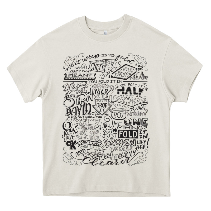 Schitt's Creek Fold In The Cheese Heavy Core Tee by artisFamous | Teevron