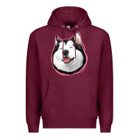 Burgundy husky Premium Hoodie - Jasminsmagicworld