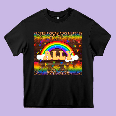 Ally Heavy Core Tee Designed By Fadigitalartstudio