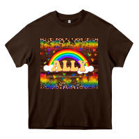 Chocolate Brown Ally Heavy Core Tee - FaDigitalArtStudio