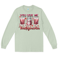 Matcha you give me teachcardia Long Sleeve Tee - RacoonDesign