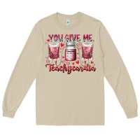Mushroom you give me teachcardia Long Sleeve Tee - RacoonDesign