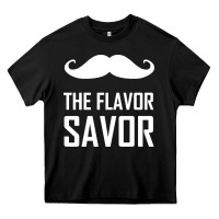 Black mustache the flavor savor Heavy Core Tee - artisFamous