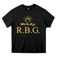 Black rbg ruth bader ginsburg Heavy Core Tee - artisFamous