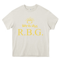 Cream rbg ruth bader ginsburg Heavy Core Tee - artisFamous