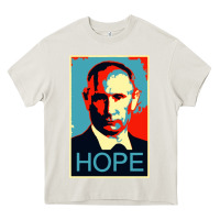 Cream putin hope style Heavy Core Tee - artisFamous