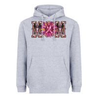 Heather Grey cancer sunflower mom Heavyweight Hoodie - RanaPortraitStore