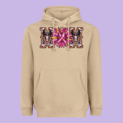 Cancer Sunflower Mom Heavyweight Hoodie Designed By Ranaportraitstore