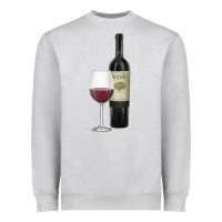 Heather Grey California Wine Heavyweight Sweatshirt - RanaPortraitStore
