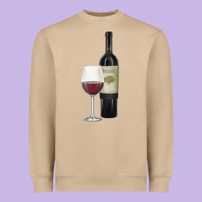 California Wine Heavyweight Sweatshirt Designed By Ranaportraitstore