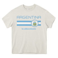 Cream soccer argentina jersey argentinian football la albiceleste Heavy Core Tee - artisFamous
