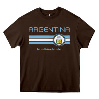 Chocolate Brown soccer argentina jersey argentinian football la albiceleste Heavy Core Tee - artisFamous